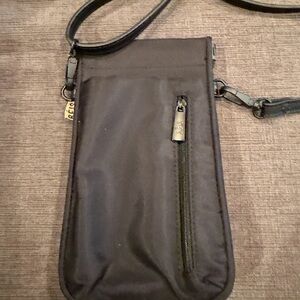 BEIS Black Crossbody Phone Pouch